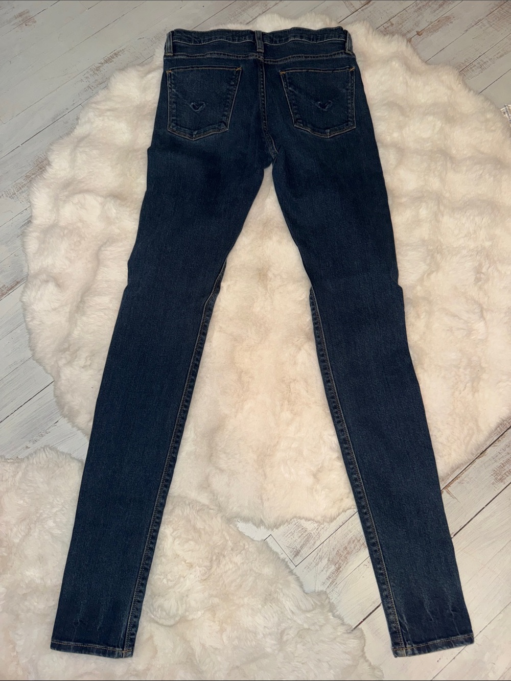 Hudson Jeans Dark Blue Skinny Stretch Denim - Picture 5 of 7